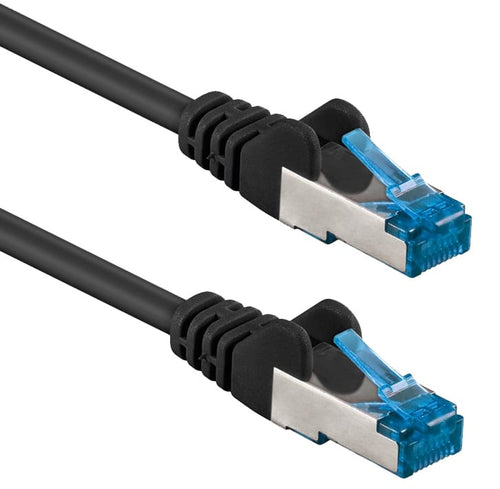 Cavo di Rete Patch in Rame Cat. 6A S/FTP LSZH 15 m Nero