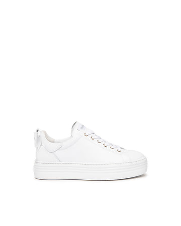 Nero Giardini sneakers bianca con fiocco E306521D707