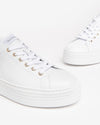 Nero Giardini sneakers bianca con fiocco E306521D707