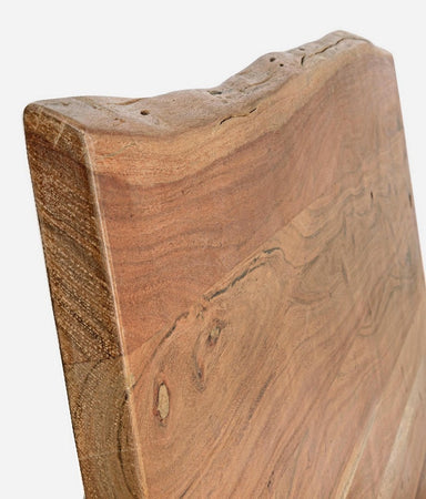 Letto a due posti "Aron" con Struttura in legno di acacia, stile moderno