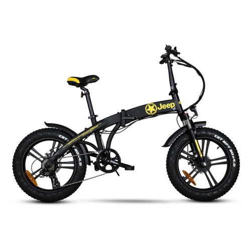 Jeep E-BIKES fat FR 7020 20 250W Nero - Bicicletta Elettrica Pieghevole ad Alte Prestazioni
