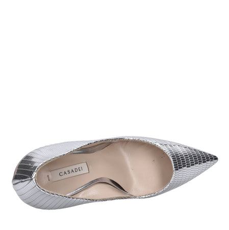 Casadei Scarpe con Tacco Argento da donna