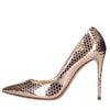 Casadei Scarpe con Tacco Oro da donna