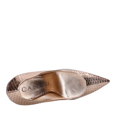 Casadei Scarpe con Tacco Oro da donna