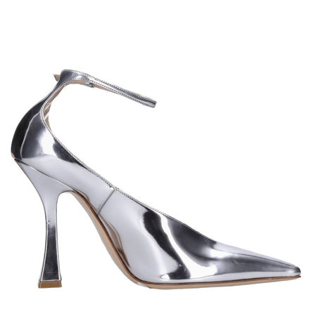 Casadei Scarpe con Tacco Argento da donna