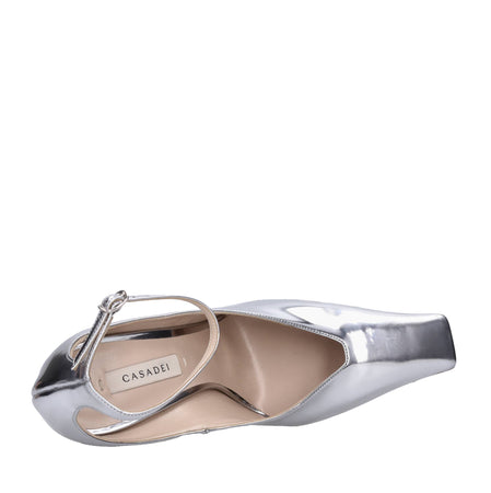 Casadei Scarpe con Tacco Argento da donna