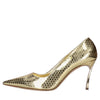 Casadei Scarpe con Tacco Oro da donna