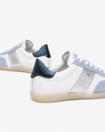 Nero Giardini sneakers donna in pelle col. fiordaliso E512855D623