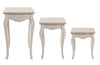 Tavolini Clarisse struttura in legno paulownia con pannelli in MDF per interni