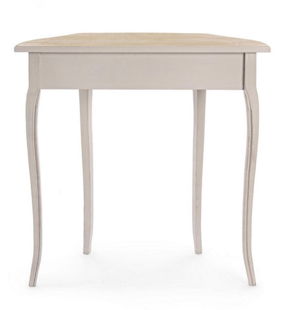 Consolle "Clarisse" struttura in legno paulownia con piano impiallacciato per interni