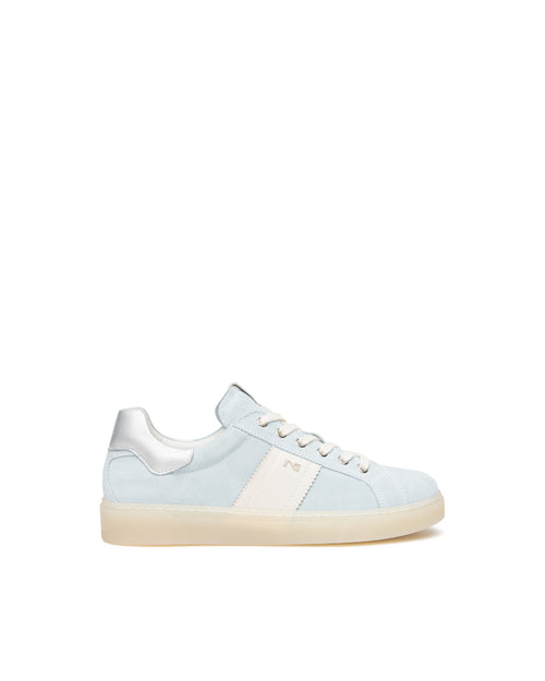 Nero Giardini sneakers donna pelle scamosciata celeste E613004D210