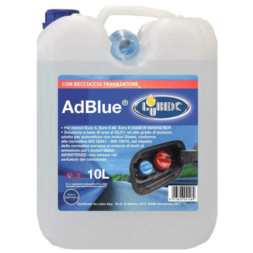 LUBEX Ad Blue Additivo 10 Litri Urea per Motori Diesel SCR