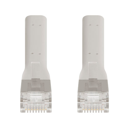 Cavo di rete Patch in Rame Cat. 6A F/FTP Pieghevole FlexiBoot Slim Grigio 0,5 m
