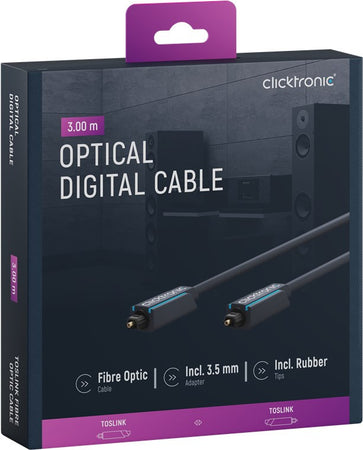 Cavo ottico digitale audio Toslink/Toslink 3 m