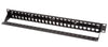 Pannello Patch 48 Posti 1HE Keystone Slim Senza Frutti Nero