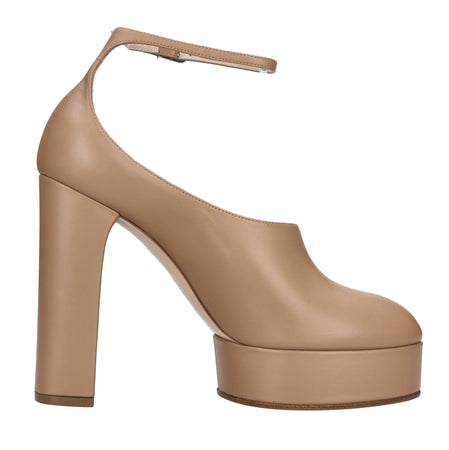Casadei Scarpe con Tacco Beige da donna