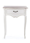 Consolle Justine struttura in legno paulownia pannelli in MDF per interni