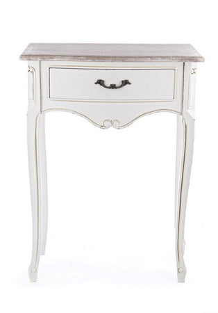Consolle "Justine" struttura in legno paulownia pannelli in MDF per interni