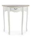 Consolle Justine struttura in legno paulownia pannelli in MDF per interni