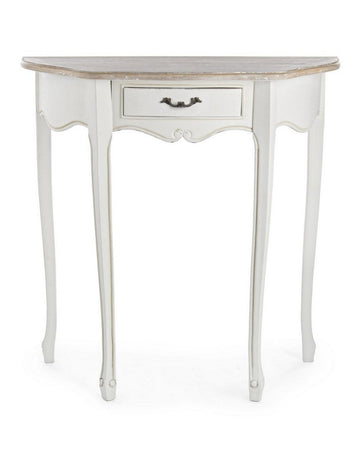 Consolle "Justine" struttura in legno paulownia pannelli in MDF per interni