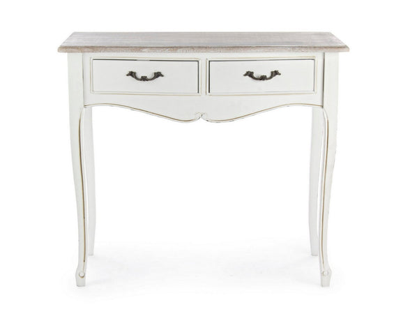 Consolle "Justine" struttura in legno paulownia pannelli in MDF per interni