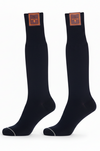 Calze lunghe uomo Gallo - nero tinta unita - eleganti classiche