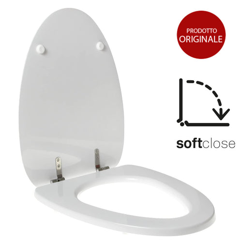 COPRIWATER WC SWEET LIFE DOLOMITE - Ricambio ORIGINALE in Legno Rivestito SOFT CLOSE