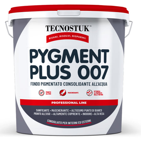 PYGMENT PLUS 007 TECNOSTUK - Fondo Pigmentato Consolidante all'Acqua