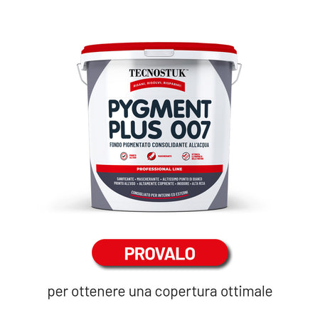 PYGMENT PLUS 007 TECNOSTUK - Fondo Pigmentato Consolidante all'Acqua