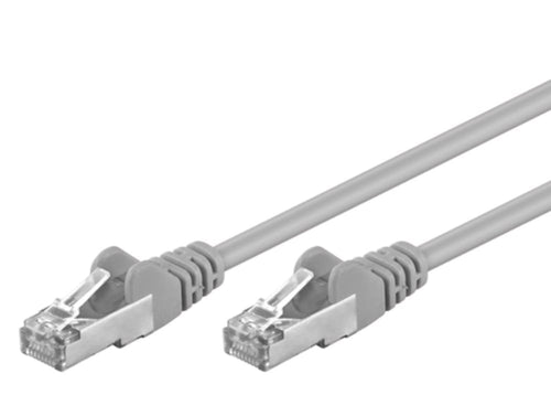 Cavo di Rete Patch in CCA Cat.5E Schermato F/UTP 10 metri Grigio