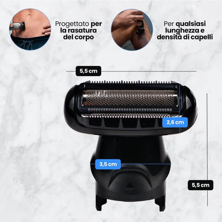 Testina di Ricambio per Rasoio Elettrico da Uomo Braun 81634460