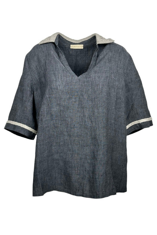 Purotatto Camicie Antracite/beige da donna