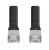 Cavo di rete Patch in Rame Cat. 6A F/FTP Pieghevole FlexiBoot Slim Nero 0,3 m
