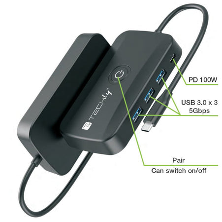 Adattatore Video Extender Wireless con Hub USB-C&trade 5-IN-1