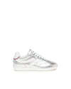 Nero Giardini sneakers donna pelle crack metal argento E615163D700