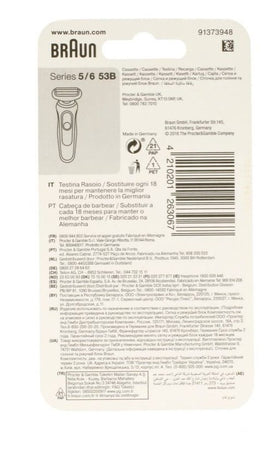 Testina per rasoio Braun CombiPack 53B Series 5 - 6 Nero 81733844