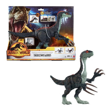 Therizinosauro attacco tagliente R.A. Mattel GWD65 JURASSIC WORLD