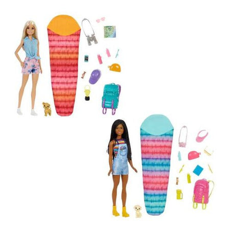 Set bambola Mattel HDF73 BARBIE Malibù in campeggio Assortito