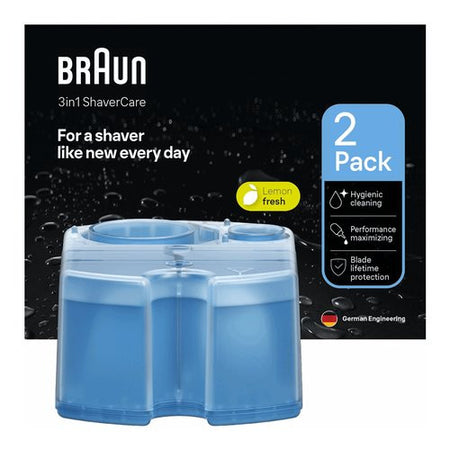 Set cartucce igienizzante rasoio Braun CCR2 3in1 ShaverCare