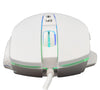 Mouse Ottico Gaming LED RGB con Cavo USB 6400 dpi Bianco, GARETH