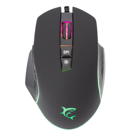 Mouse Ottico Gaming LED RGB con Cavo USB 6400 dpi Nero, GARETH