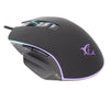 Mouse Ottico Gaming LED RGB con Cavo USB 6400 dpi Nero, GARETH