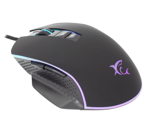 Mouse Ottico Gaming LED RGB con Cavo USB 6400 dpi Nero, GARETH
