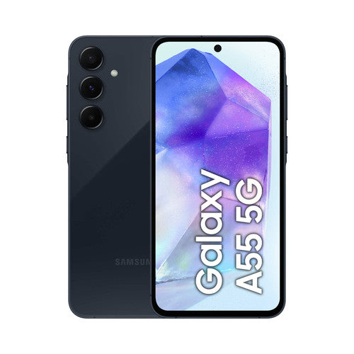 Samsung Galaxy A55 5G Display FHD+ Super AMOLED 6.6”, Android 14, 8GB RAM, 128GB, Dual SIM, Batteria 5.000 mAh, Awesome Navy - (