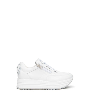 Nero Giardini sneakers donna in pelle bianco E615210D707