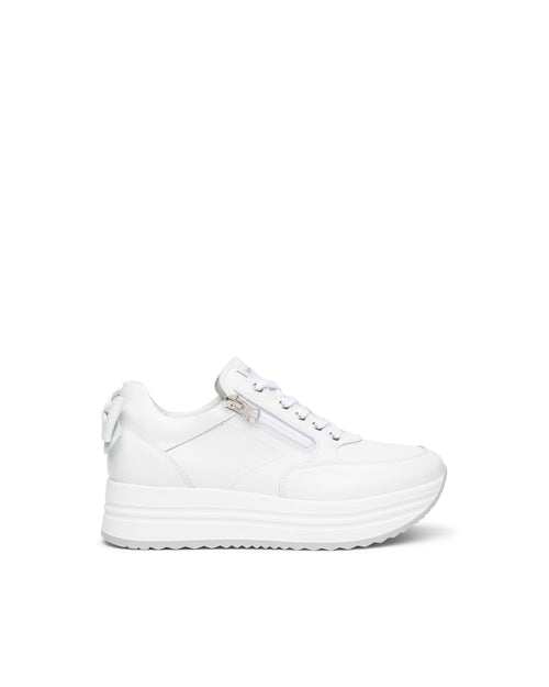 Nero Giardini sneakers donna in pelle bianco E615210D707
