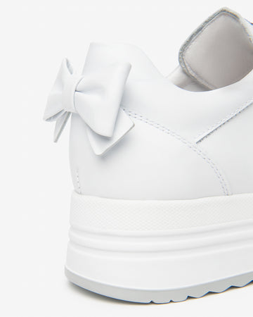 Nero Giardini sneakers donna in pelle bianco E615210D707