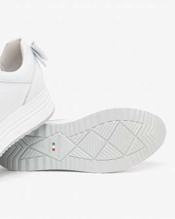 Nero Giardini sneakers donna in pelle bianco E615210D707