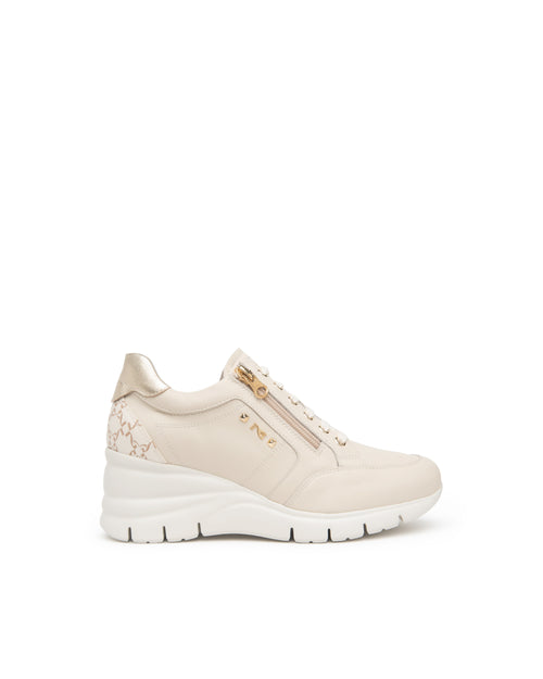 Nero Giardini sneakers donna in pelle col. milk E615221D710