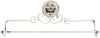 Biscottini Portasciugamani da muro Le Bain in ferro battuto finitura Shabby 70x9,5x27,5 cm